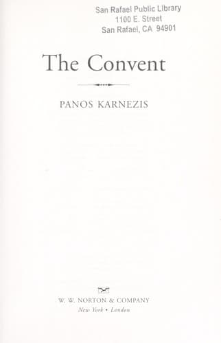 Tapa de The convent