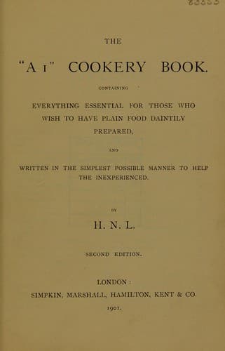 Tapa de The "A1" cookery book