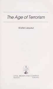 Tapa de The age of terrorism