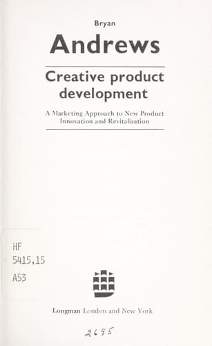 Tapa de Creative product development
