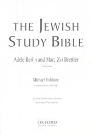 Tapa de The Jewish study Bible