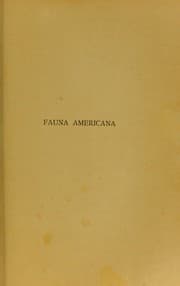 Tapa de Fauna americana