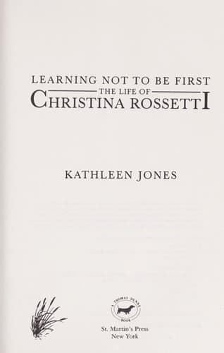 Tapa de Learning not to be first