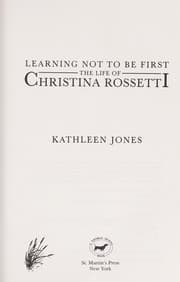 Tapa de Learning not to be first