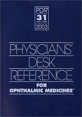 Tapa de Ophthalmic Medicines 2003