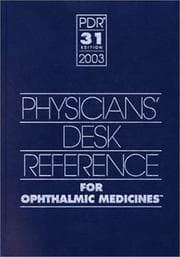 Tapa de Ophthalmic Medicines 2003