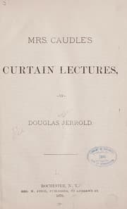 Tapa de Mrs. Caudle's curtain lectures