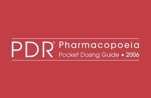 Tapa de PDR Pharmacopoeia Pocket Dosing Guide