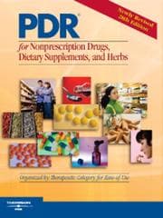 Tapa de 2007 PDR for Nonprescription Drugs, Dietary Supplements and Herbs