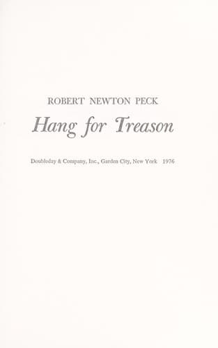 Tapa de Hang for treason