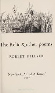 Tapa de The relic & other poems