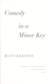 Tapa de Comedy in a minor key