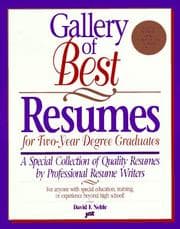 Tapa de Gallery of best resumes for two-year degree graduates