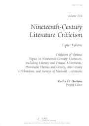Tapa de Nineteenth-century literature criticism