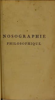 Tapa de Nosographie philosophique : ou, La m©♭thode de l'anaylse appliqu©♭e a la m©♭dicine