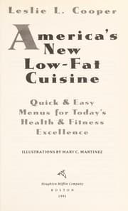 Tapa de America's new low-fat cuisine