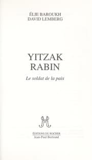 Tapa de Yitzak Rabin
