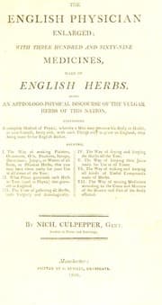 Tapa de The English physician enlarged