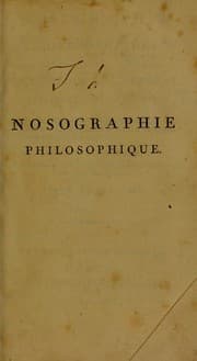 Tapa de Nosographie philosophique : ou, La m©♭thode de l'anaylse appliqu©♭e a la m©♭dicine