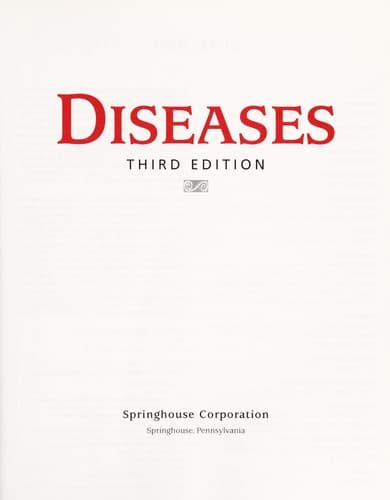 Tapa de Diseases