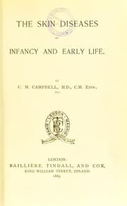 Tapa de The skin diseases of infancy and early life