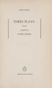 Tapa de Three plays