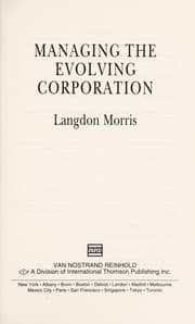 Tapa de Managing the evolving corporation