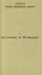Tapa de A dictionary of mythology