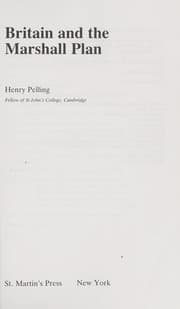 Tapa de Britain and the Marshall Plan