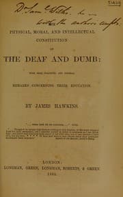 Tapa de The physical, moral, and intellectual constitution of the deaf and dumb