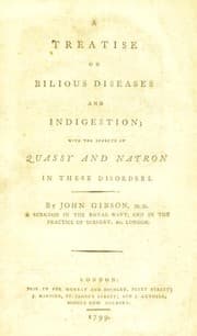 Tapa de A treatise on bilious diseases and indigestion ; with the effects of quassy and natron in these disorders