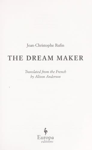 Tapa de The dream maker