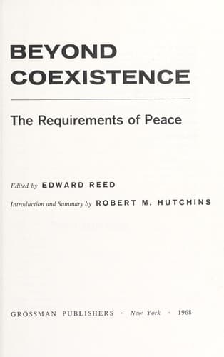 Tapa de Beyond coexistence