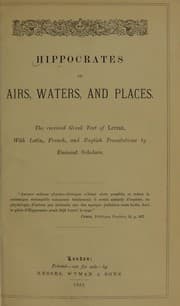 Tapa de On airs, waters, and places