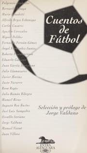 Tapa de Cuentos de fu tbol