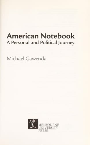 Tapa de American notebook