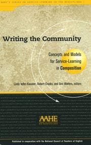 Tapa de Writing the Community