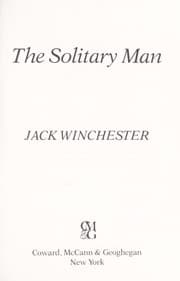 Tapa de The Solitary Man