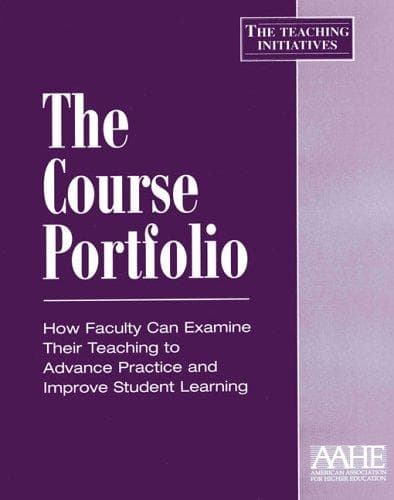 Tapa de The Course Portfolio