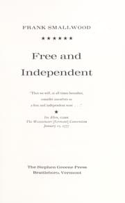 Tapa de Free and independent