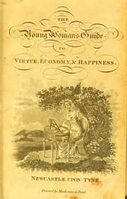 Tapa de The young woman's guide to virtue, economy, and happiness