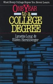 Tapa de One year to a college degree