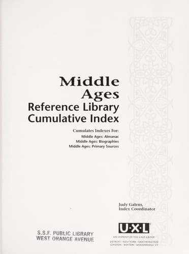 Tapa de Middle ages