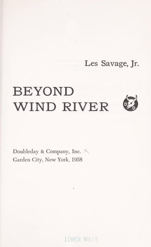 Tapa de Beyond Wind River
