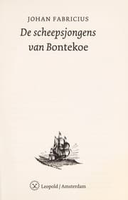 Tapa de De scheepsjongens van Bontekoe