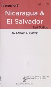 Tapa de Frommer's Nicaragua & El Salvador