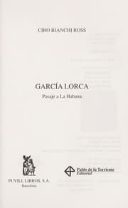 Tapa de García Lorca