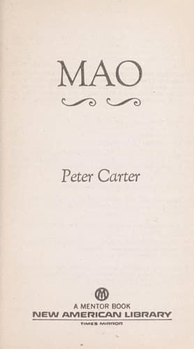 Tapa de Mao