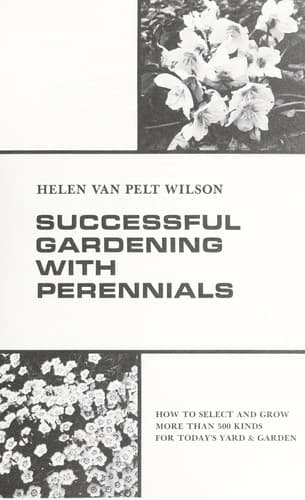 Tapa de Successful gardening with perennials
