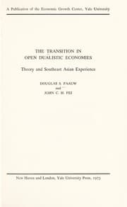 Tapa de The transition in open dualistic economies